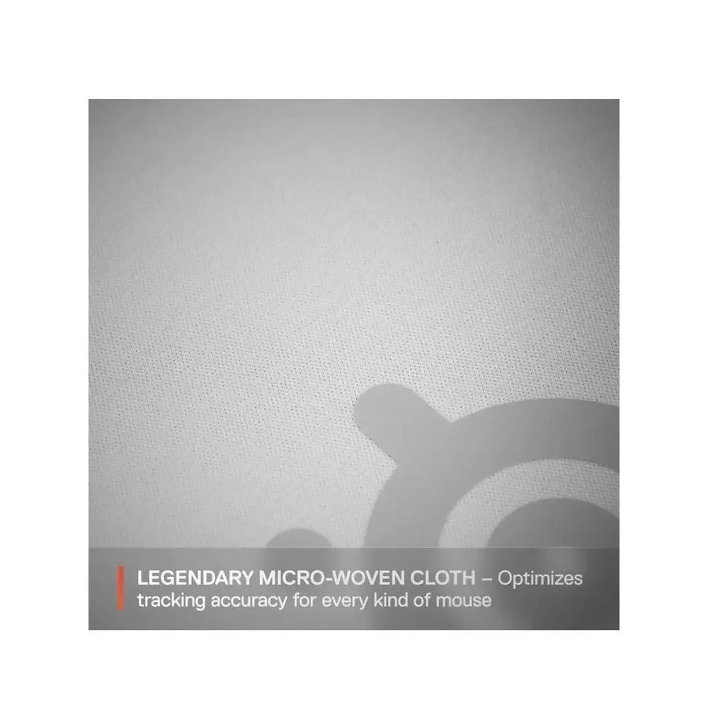 SteelSeries QcK Cloth Gaming Mouse Pad - Exclusive Micro-Woven Surface, Optimize